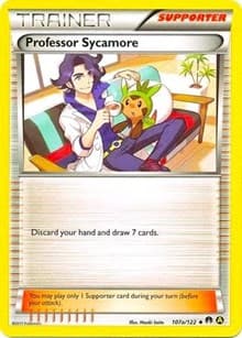 Professor Sycamore - 107a/122 (Non-Holo) - Alternate Art Promos - Pokemon card
