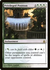 Privileged Position - Ravnica: City of Guilds - Magic: The Gathering card