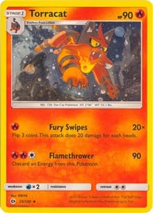 Torracat - 25/149 (Cosmos Holo) - League & Championship Cards - Pokemon card