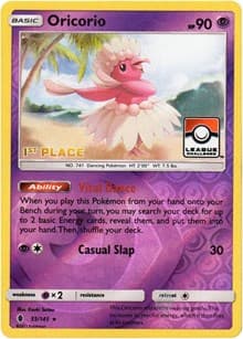 Oricorio - 55/145 (League Challenge) [1st Place] - League & Championship Cards - Pokemon card