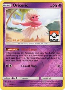 Oricorio - 55/145 (League Challenge) [4th Place] - League & Championship Cards - Pokemon card