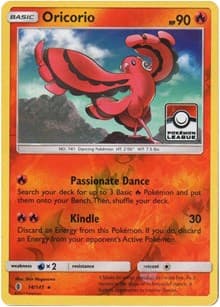 Oricorio - 14/145 (Pokemon League) - League & Championship Cards - Pokemon card
