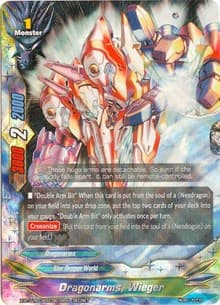 Dragonarms, Wieger (Parallel RR Foiling) - Crossing Generations - Future Card BuddyFight card
