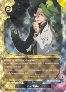 Mind Faker (Parallel RR Foiling) - Crossing Generations - Future Card BuddyFight card
