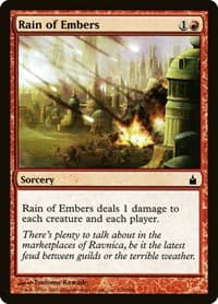 Rain of Embers - Ravnica: City of Guilds - Magic: The Gathering card