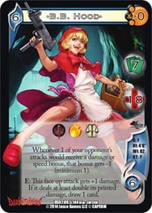 B.B. Hood - Darkstalkers: Warriors of the Night - UniVersus card