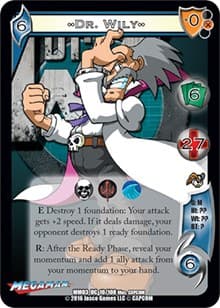 Dr. Wily - Mega Man: Battle for Power - UniVersus card