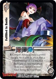 Fulfilled in Battle - Darkstalkers: Collector's Tins - UniVersus card