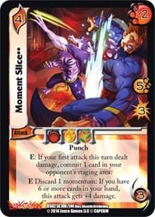 Moment Slice - Darkstalkers: Warriors of the Night - UniVersus card