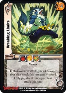 Breaking Limits - Darkstalkers: Warriors of the Night - UniVersus card
