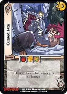 Cursed Fate - Darkstalkers: Warriors of the Night - UniVersus card