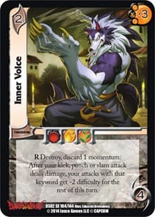 Inner Voice - Darkstalkers: Warriors of the Night - UniVersus card