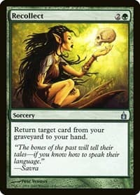 Recollect - Ravnica: City of Guilds - Magic: The Gathering card