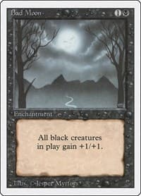 Bad Moon - Revised Edition - Magic: The Gathering card