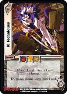 Ki Techniques - Darkstalkers: Warriors of the Night - UniVersus card