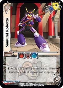 Samurai Robotto - Mega Man: Battle for Power - UniVersus card