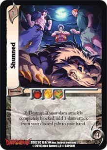 Shunned - Darkstalkers: Warriors of the Night - UniVersus card