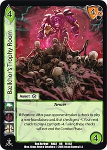 Baelkhor's Trophy Room - Red Horizon: Blood Omen - UniVersus card