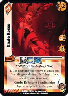 Finale Rosso - Darkstalkers: Warriors of the Night - UniVersus card