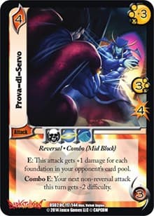 Prova=di=Servo - Darkstalkers: Warriors of the Night - UniVersus card