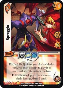 Spreggio - Darkstalkers: Warriors of the Night - UniVersus card