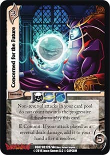 Concerned for the Future - Darkstalkers: Warriors of the Night - UniVersus card
