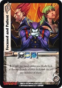 Focused and Patient - Darkstalkers: Warriors of the Night - UniVersus card