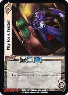 Pity for a Traitor - Darkstalkers: Warriors of the Night - UniVersus card
