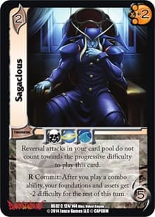 Sagacious - Darkstalkers: Warriors of the Night - UniVersus card