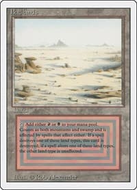 Badlands - Revised Edition - Magic: The Gathering card