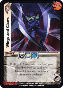 Wings and Claws - Darkstalkers: Warriors of the Night - UniVersus card