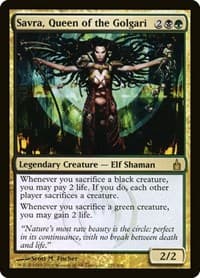 Savra, Queen of the Golgari - Ravnica: City of Guilds - Magic: The Gathering card