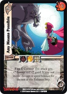 Any Means Possible - Darkstalkers: Warriors of the Night - UniVersus card