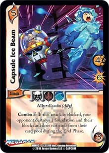 Capsule Ice Beam - Mega Man: Battle for Power - UniVersus card