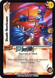 Death Hurricane - Darkstalkers: Warriors of the Night - UniVersus card