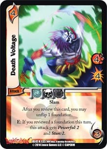 Death Voltage - Darkstalkers: Warriors of the Night - UniVersus card