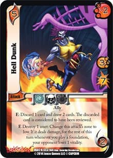 Hell Dunk - Darkstalkers: Warriors of the Night - UniVersus card