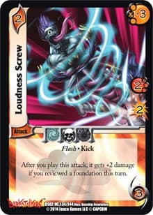 Loudness Screw - Darkstalkers: Warriors of the Night - UniVersus card