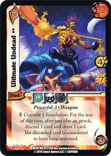 Ultimate Undead - Darkstalkers: Warriors of the Night - UniVersus card
