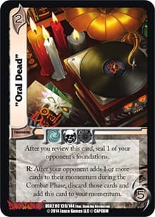 "Oral Dead" - Darkstalkers: Warriors of the Night - UniVersus card
