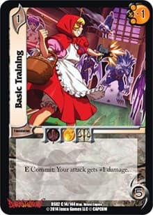 Basic Training - Darkstalkers: Warriors of the Night - UniVersus card