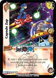 Capsule Zap - Mega Man: Battle for Power - UniVersus card
