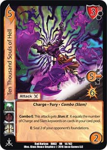 Ten Thousand Souls of Hell - Red Horizon: Blood Omen - UniVersus card