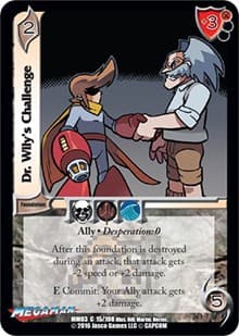 Dr. Wily's Challenge - Mega Man: Battle for Power - UniVersus card