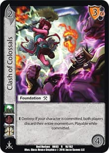 Clash of Colossals - Red Horizon: Blood Omen - UniVersus card