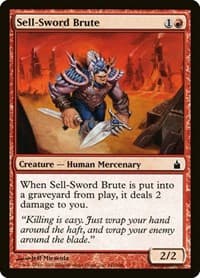 Sell-Sword Brute - Ravnica: City of Guilds - Magic: The Gathering card
