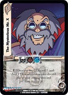 The Mysterious Mr. X - Mega Man: Battle for Power - UniVersus card