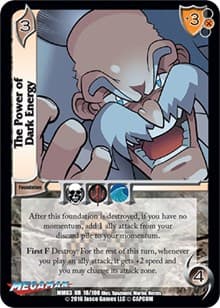 The Power of Dark Energy - Mega Man: Battle for Power - UniVersus card