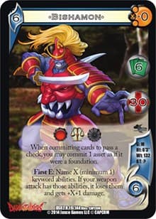 Bishamon - Darkstalkers: Warriors of the Night - UniVersus card