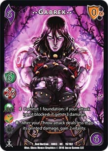 Gabrek - Red Horizon: Blood Omen - UniVersus card